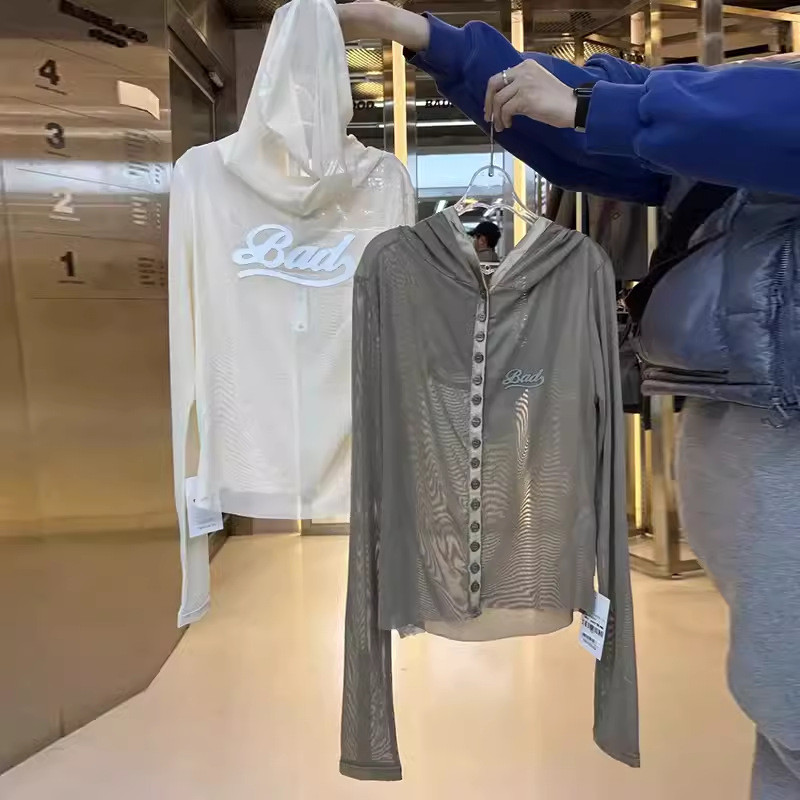 UTAY badblood bcac Series of fashionable hooded sun protection clothing, American-style spicy girl c