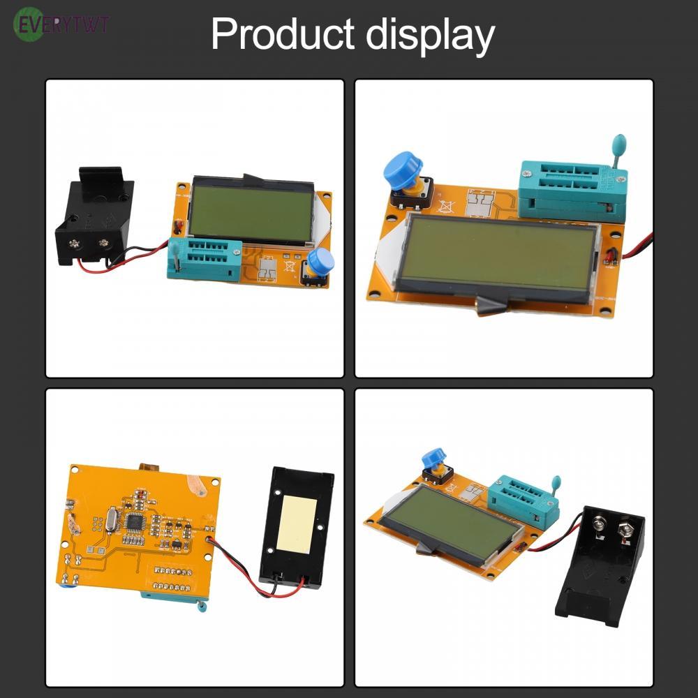 Máy kiểm tra LCRT4 tốc độ cao cho ống dẫn và tụ điện NPN PNP có màn hình LCD