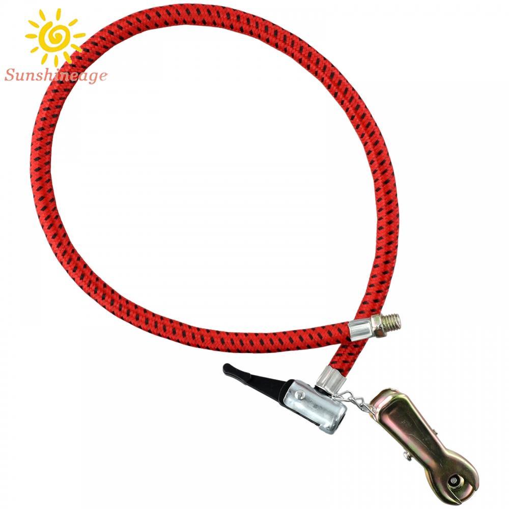 【SUNAGE】Heavy duty Bike Bicycle Inflator Hose with UK Nozzle 60cm for Air Pump Tube【HOT Fashion】