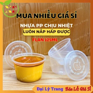 ( SỈ 250 ) Hũ Nhựa bánh flan 125ML , Hũ Caramen CAO CẤP - CHỊU NHIỆT - AN TOÀN _ GIÁ SỈ CHO QUÁN