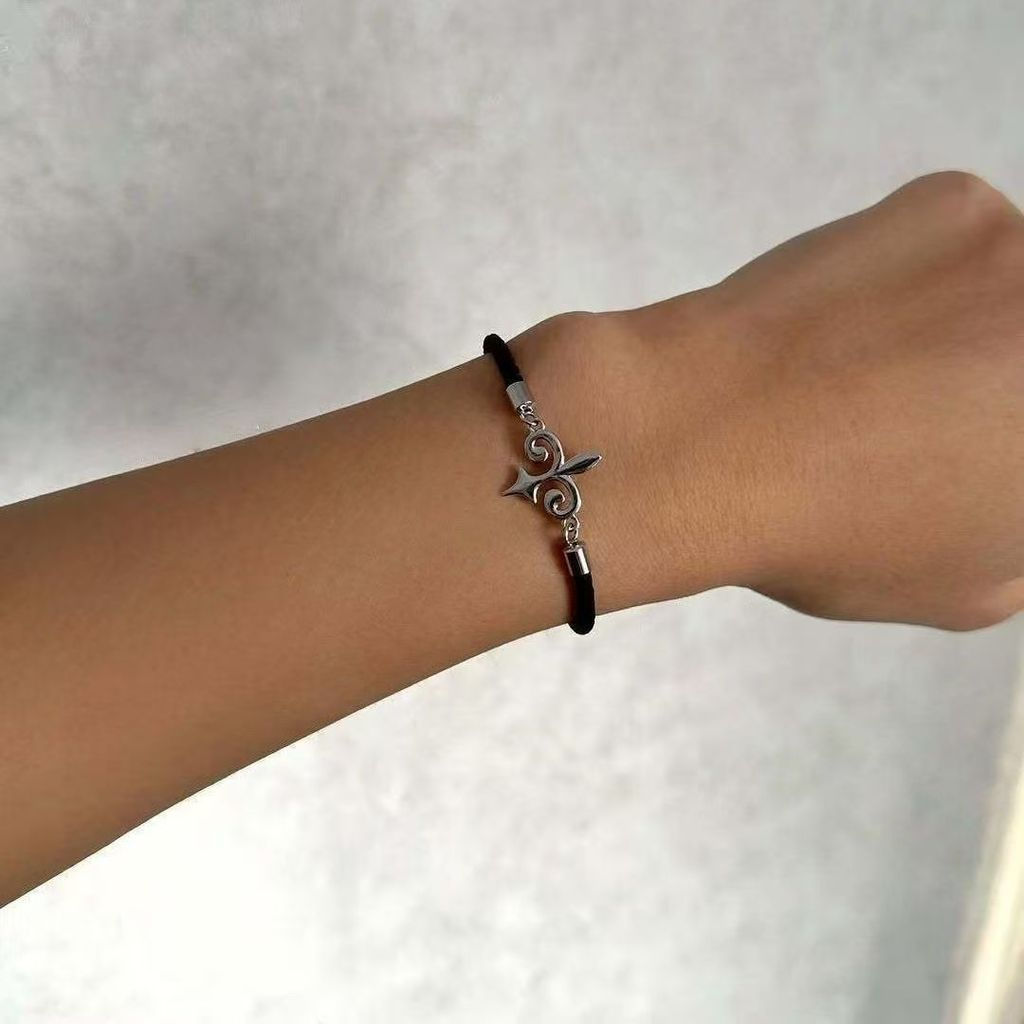 Ethnic minority rope bracelets, ethnic jewelry12y New woven black rope hand accessories, two styles 