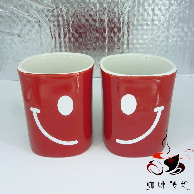 Nestle Coffee Red Cup 2010 Phiên bản giới hạn của Collector 's Cup Cặp đôi Cốc cà phê Bộ cốc nước kế