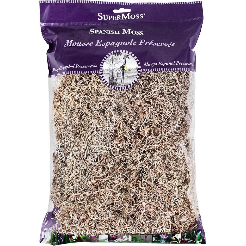 SuperMoss (26911) Rêu Tây Ban Nha Khô, Tự Nhiên, 8 Ounce