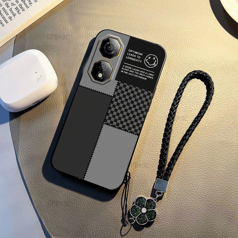 INS Funda cho ZTE Nubia Neo 2 Ốp lưng kẻ sọc và mặt cười Vỏ điện thoại bảo vệ cho ZTE Nubia Neo2 Cap