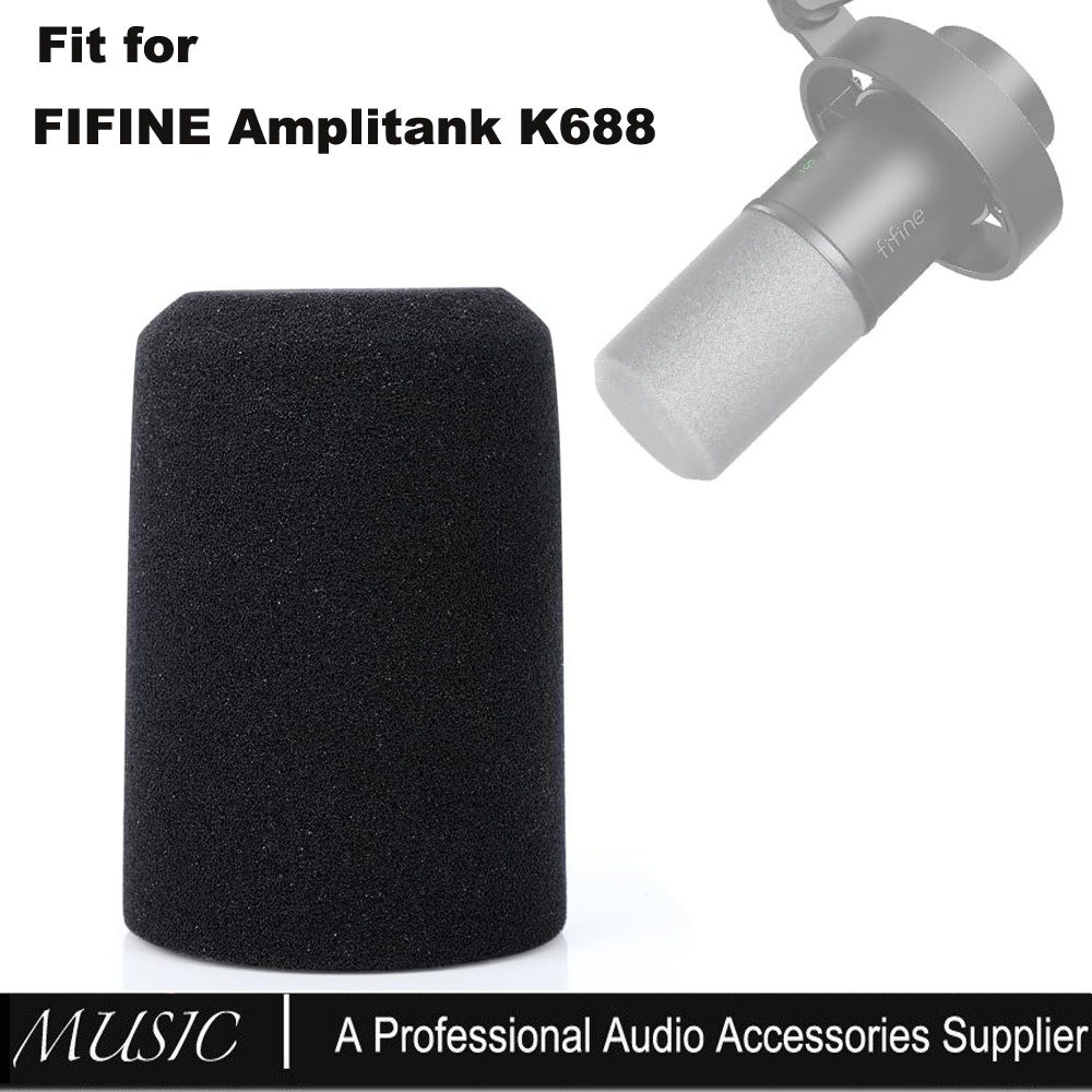 Kính chắn gió, Bộ lọc Pop cho FIFINE Amplitank K688 Mic thay thế Vỏ xốp micro