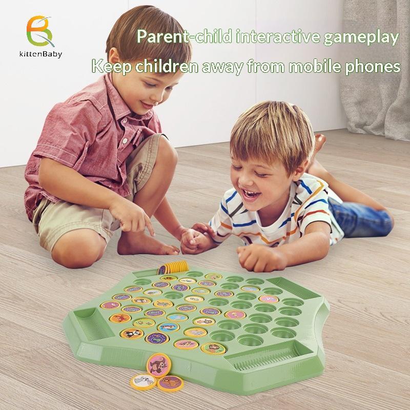 [Baby-t] 2-4 Người Chơi Flip Chess Memory Game Board Games Double Player Battle Puzzle Toy Kid Conce