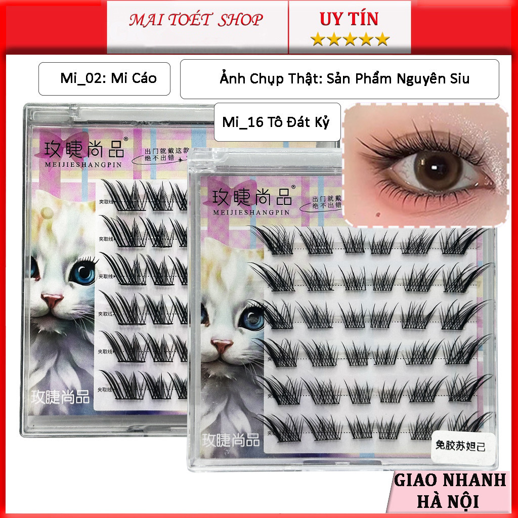 Lông Mi Giả Săn Keo Mi Cáo Bộ Dung Tích Lớn Lông Mi Giả Cáo Tự Nhiên Chất Lượng