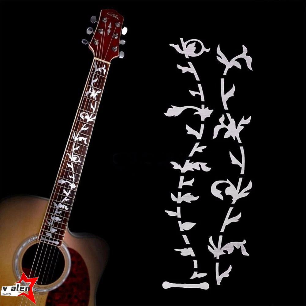 STYRX Cross Inlay Đề Can Siêu Mỏng Nhạc Cụ Guitar Inlay Miếng Dán Acoustic Guitar Bass PET Fretboard