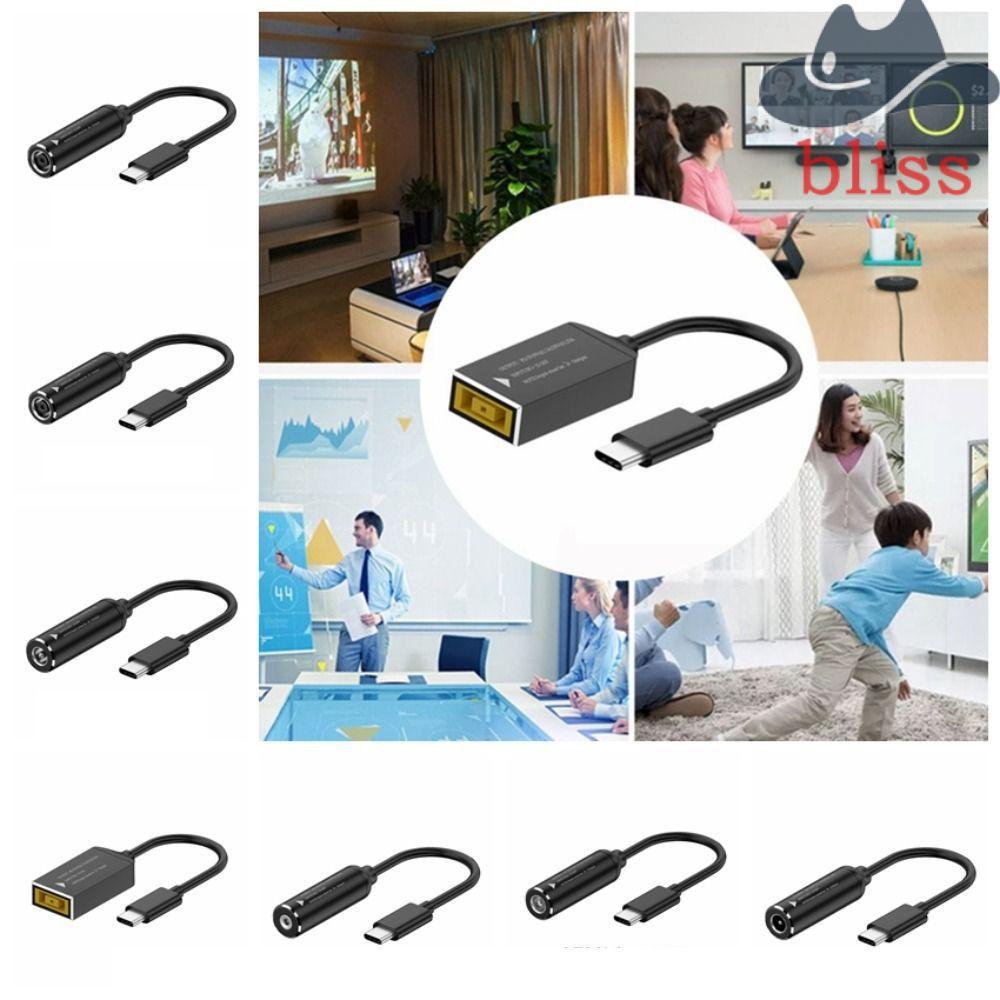 Cáp sạc BLISS Type-C sang DC Jack, Cáp sạc DC sang Type-C đầu ra PD 65W PD, Tệp chuyển tiện lợi Đầu 