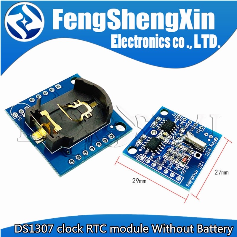 1 Chiếc Mới I2C RTC DS1307 AT24C32 Đồng Hồ Thời Gian Thực Mô Đun Cho AVR ARM PIC Bán Buôn MODULE Khô