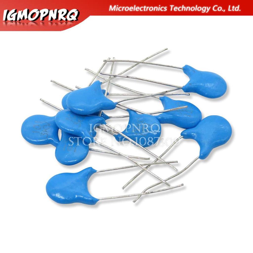 20 Chiếc Tụ Gốm Điện Áp Cao 1KV 2KV 3KV 5PF 30PF 47PF 56PF 100PF 220PF 1NF 2.2NF 3.3NF 4.7NF 10NF 10