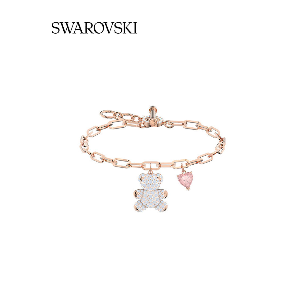>Vòng tay gấu bông Swarovski - Quà tặng sang trọng