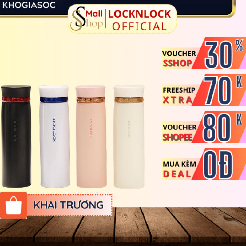 Bình giữ nhiệt LocknLock 450ml Feather Light LHC4131 - Hàng Chính Hãng - SSHOP SSL