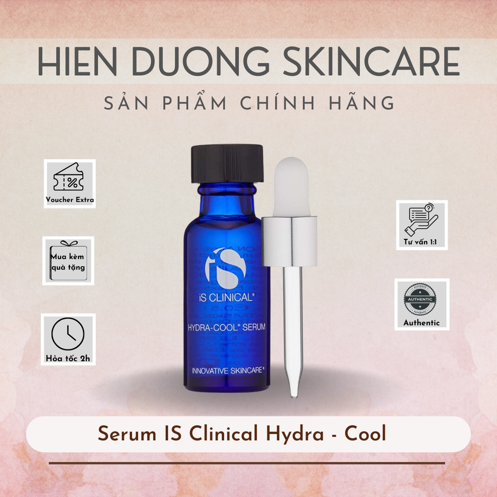 [Hàng công Ty] Tinh chất dưỡng ẩm IS Clinical B5 Hydra Cool 30ml | Serum làm dịu da B5, kiểm soát mụ