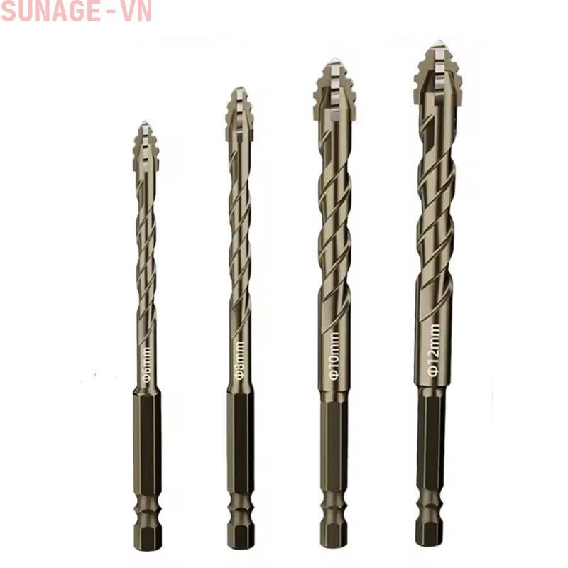 【SUNAGE】Eccentric Drill Bit Efficient Punching Drill For Glass Tiles Carbide Drill Bit【HOT Fashion】
