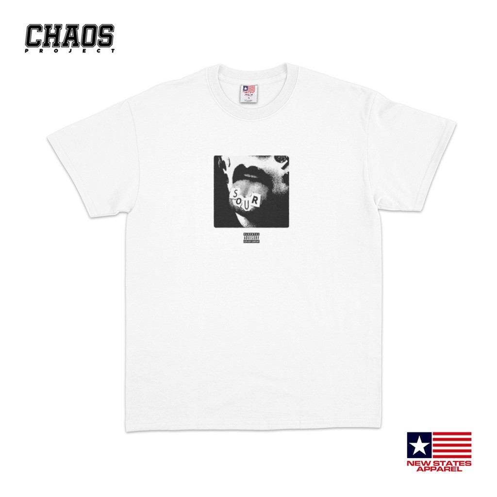COD- Áo thun quá khổ Olivia Rodrigo-Sour Đen trắng | Vải Cotton họa tiết MerchS-4XL