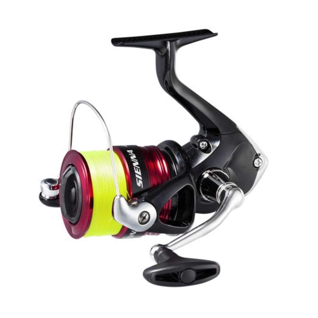 Shimano 19 Sienna FG Spinning Reel - Pre-Spooled Nylon Line Sizes 1000-4000 for Jigging & Multi-Spec