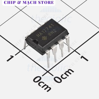 [2 Cái]- HA17741 IC General-Purpose Operational Amplifier, 8-DIP Chip & Mạch Store