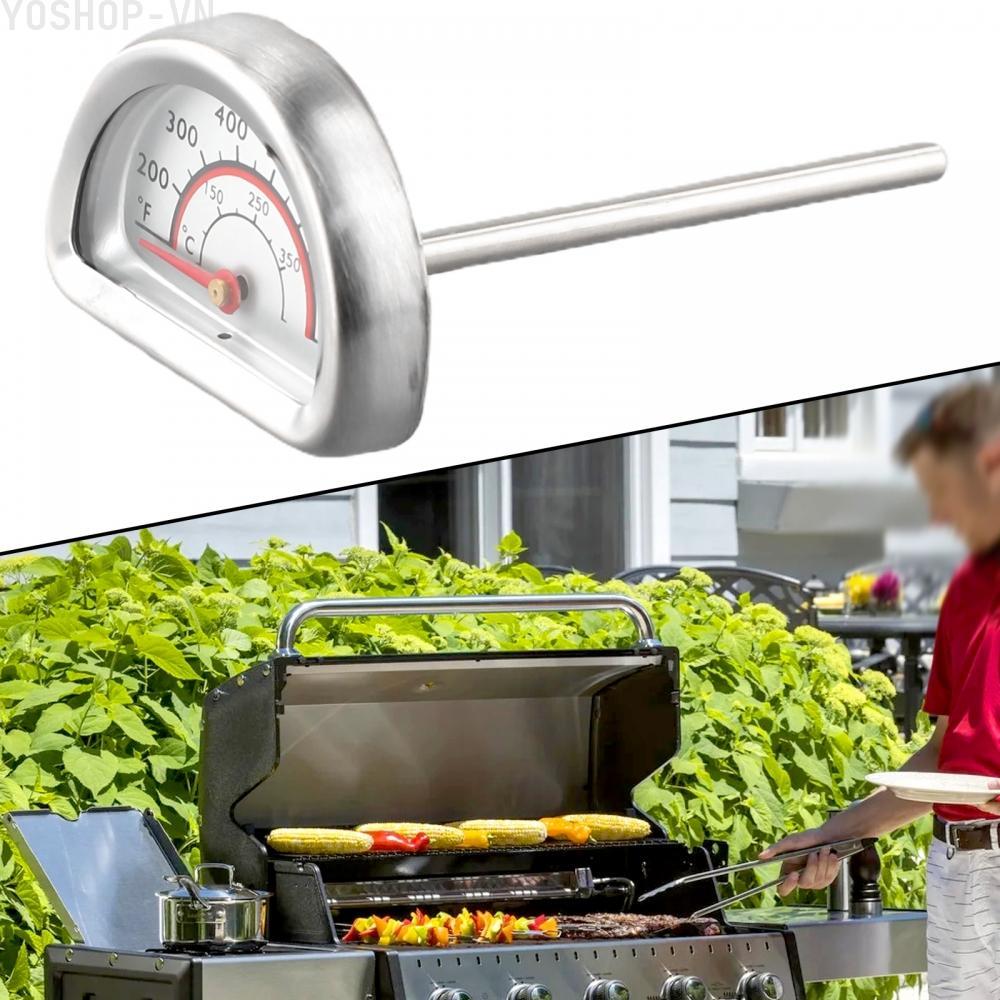 [Ysp]Bimetallic Cooking Thermometer Culinary Applications Essential BBQ Accessory