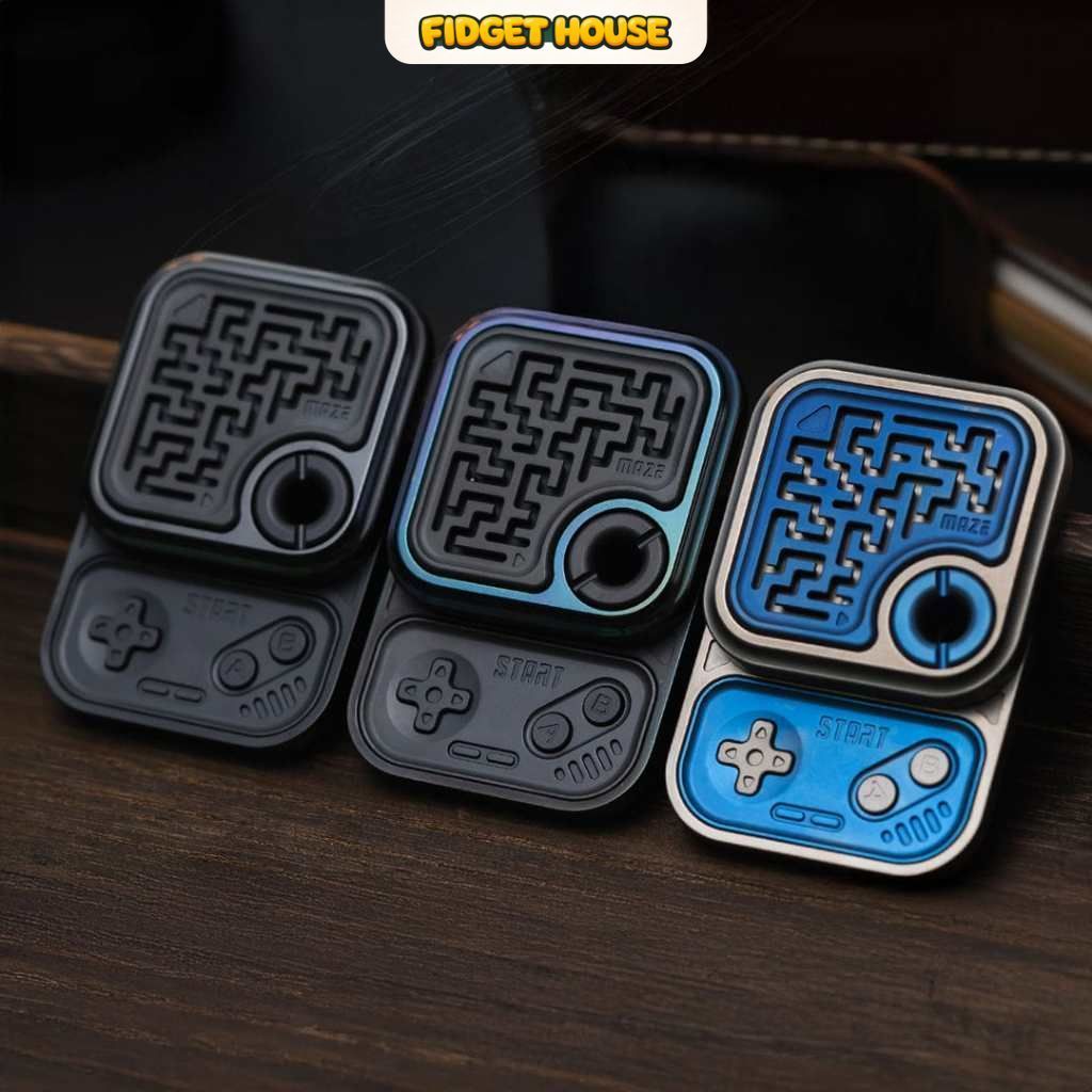 Fidget Slider Kim Loại - 01EDC Mê cung - Thẻ Đẩy EDC - Đồ choi giảm stress