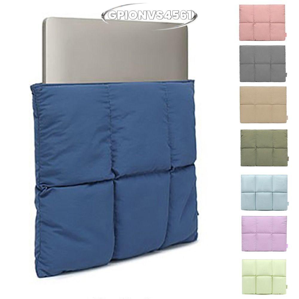 GPIONVS4561 Túi Đựng Máy Tính Xách Tay, Gối Puffy Quilted Puffy Tay Áo Laptop, Chuyên Nghiệp Tự Động