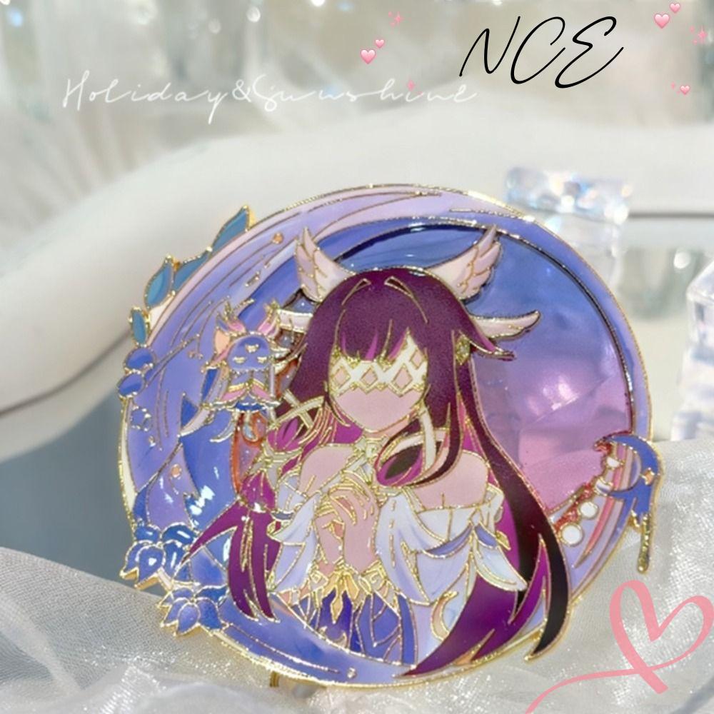 NCE Huy Hiệu Cosplay Anime, DIY Trâm Cài Kim Loại Cho Columbina và Game Genshin Impact Honkai Cyrene