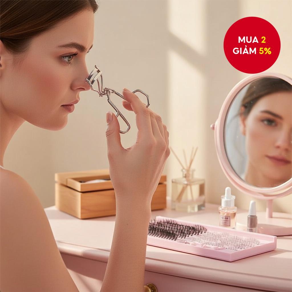 Bộ Kit Mi Chùm Wispy 30D DIY Nối Mi Tại Nhà 8-16mm, 200 sợi mi chùm C&D Curl