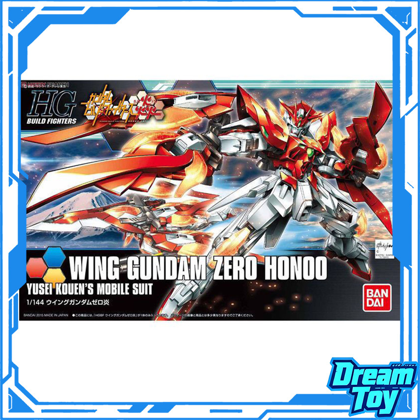 Bandai HG Wing Gundam Zero Honoo – Tỉ lệ 1 / 144 | Máy bay chiến đấu xây dựng Gundam | Bộ đồ di động