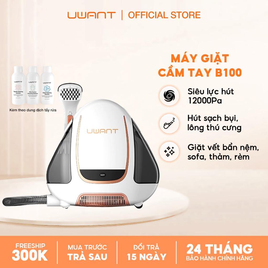 Máy giặt cầm tay Uwant B100-Bản Quốc Tế , dùng cho sofa, nệm, rèm, thảm