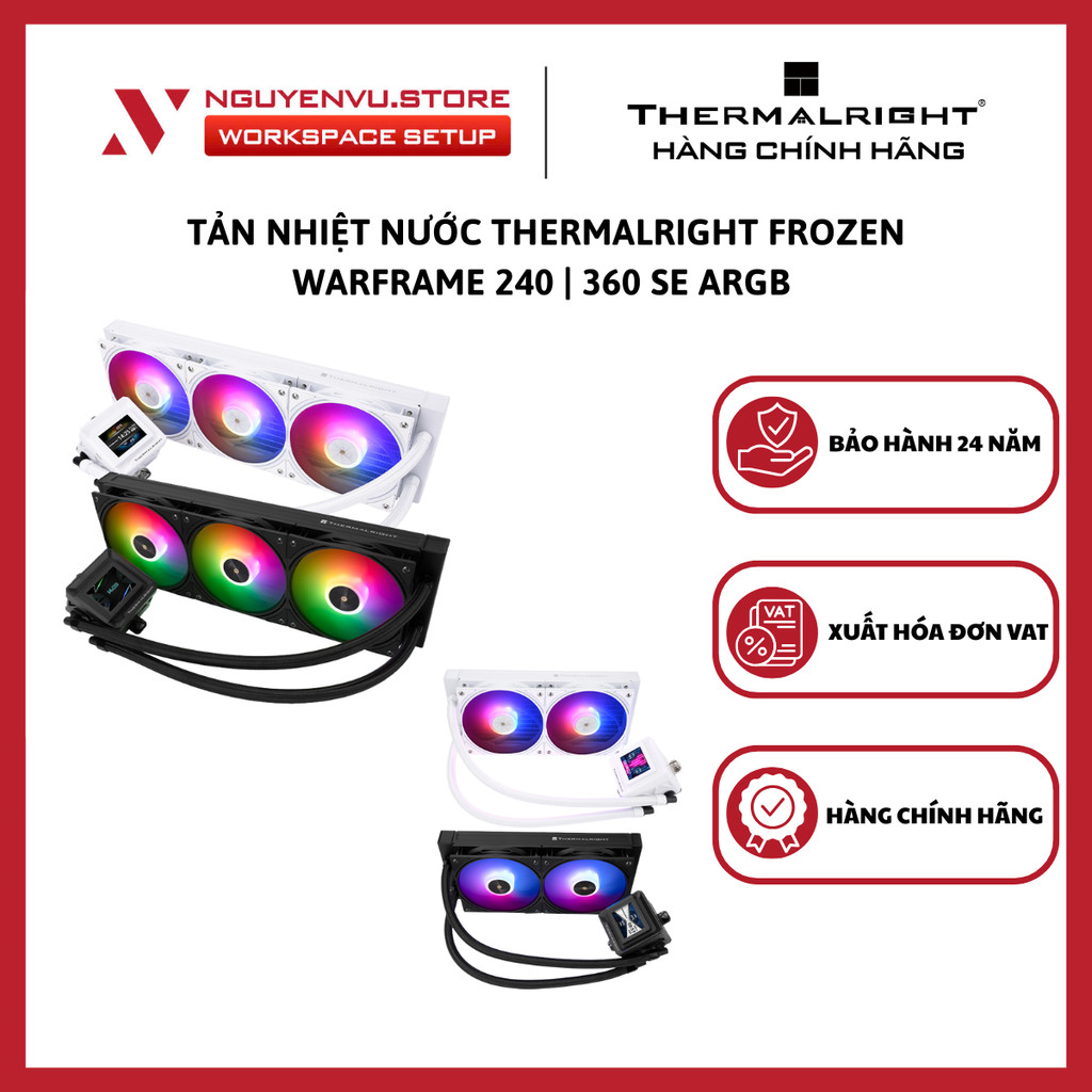 Tản nhiệt nước Thermalright Frozen Warframe 240 SE ARGB / Frozen Warframe 360 SE ARGB - Hàng Chính H