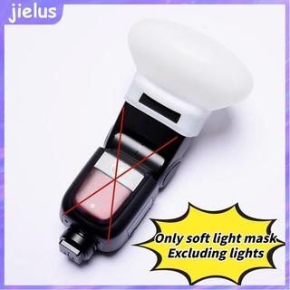 ⚡12h⚡[jielus] 1 Cái Khuếch Tán Bounce Dome Mềm Silicone Flash Cho Fujifilm Yongnuo Speedlite VN