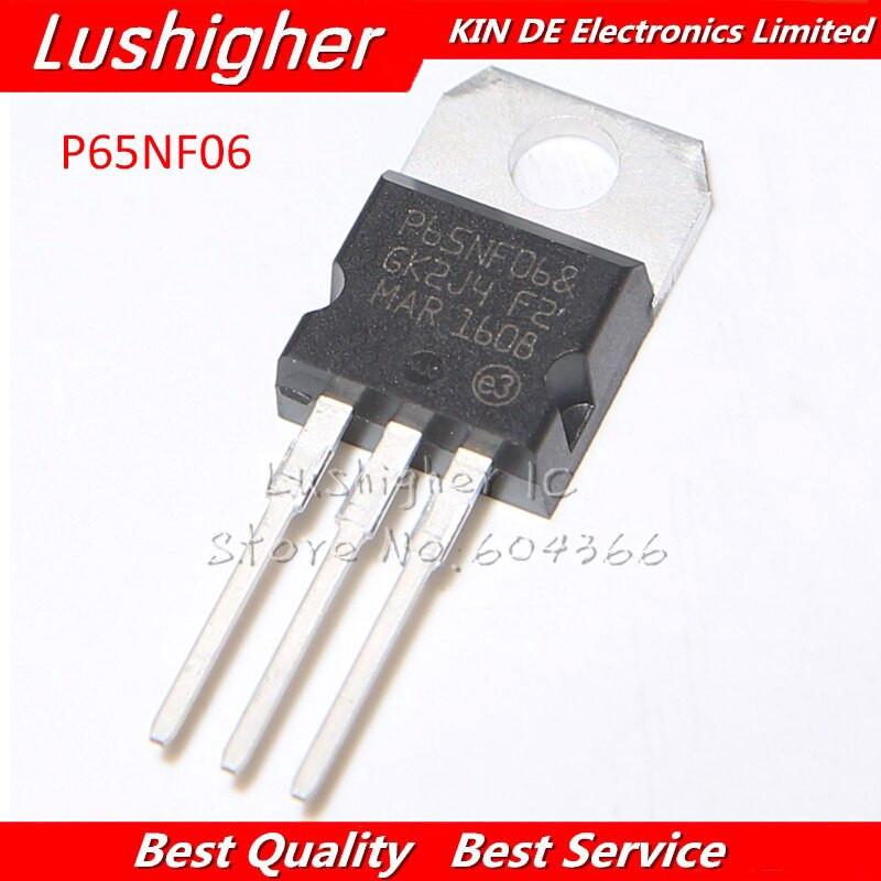 10 Chiếc P65NF06 TO-220 STP65NF06 TO220 65NF06 Mới Ban Đầu Miễn Phí Vận Chuyển