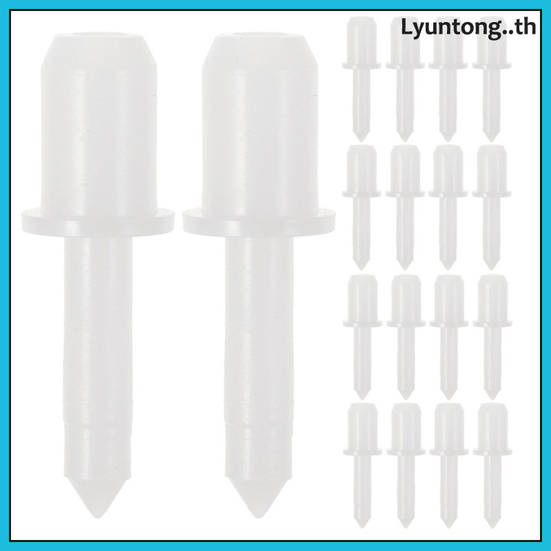 70 Chiếc Trắng Shutter Sửa Chữa Chân Nhựa Chốt Cho Rèm Dọc Cửa Sổ Louver Thay Thế Lyuntong