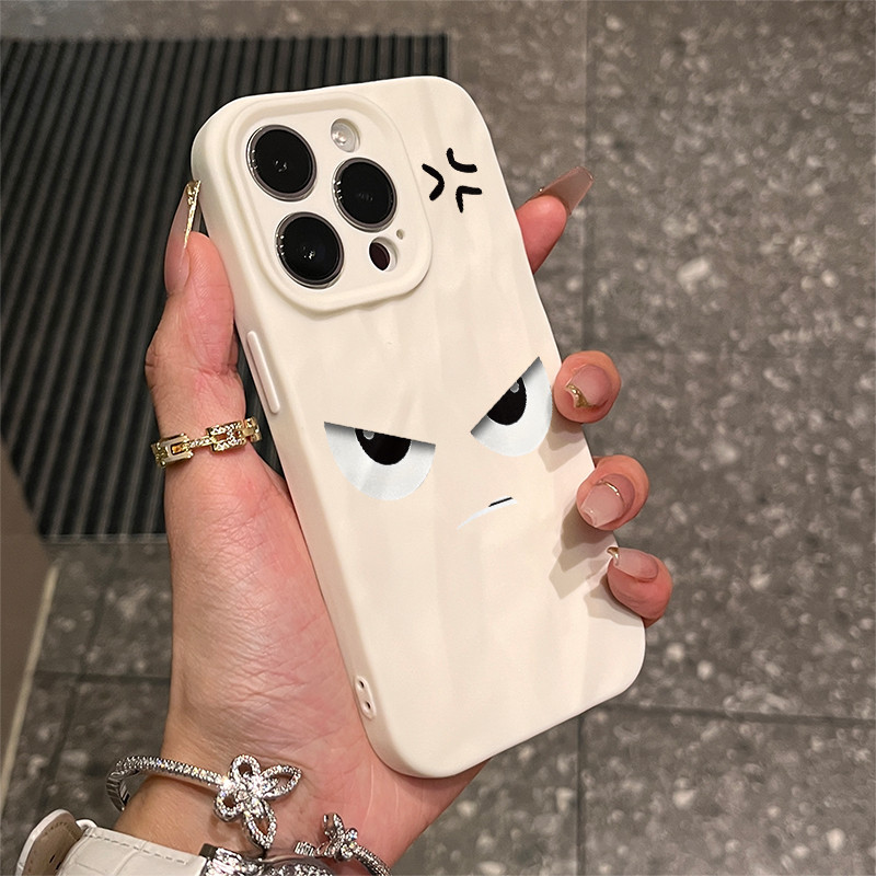 Angry Emoji cho iPhone171514promax xếp li trường hợp điện thoại 111312 mềm xr bộ 8P