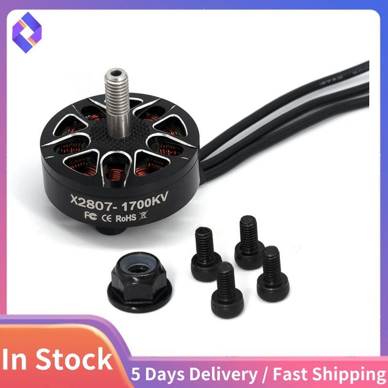 Động cơ không chổi than X2807 1700KV 2-6S Động cơ trục mang 4mm cho RC FPV Racing Drone Multicopter