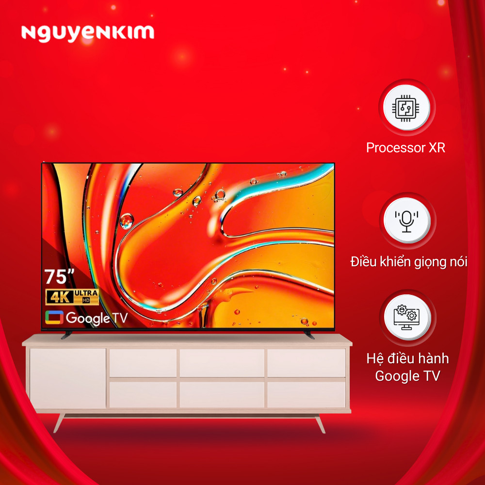 BRAVIA 7 Tivi Mini LED (QLED) Sony 75 inch K-75XR70