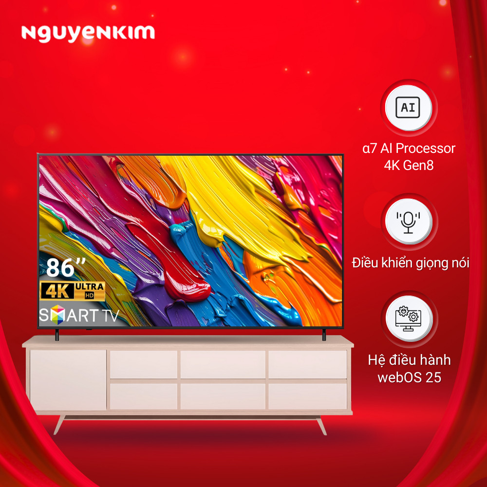 Smart Tivi QNED LG 4K 86 inch 86QNED82ASA