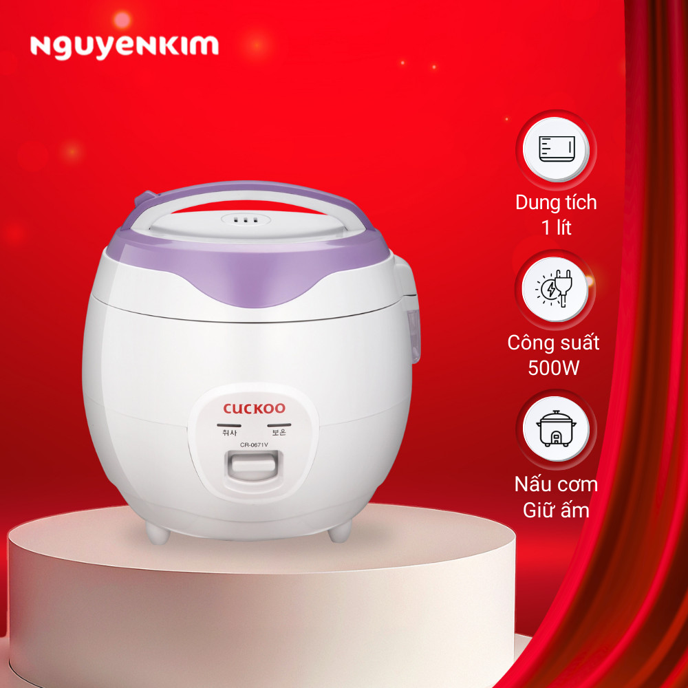 Nồi cơm điện Cuckoo 1.0 lít CR-0671/VWVNCV
