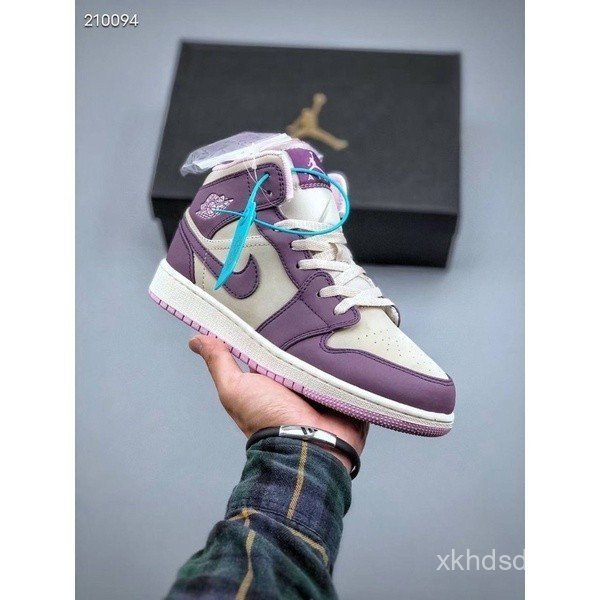 AIR 1 MID AJ1 TRẮNG TÍM CAO CẤP
