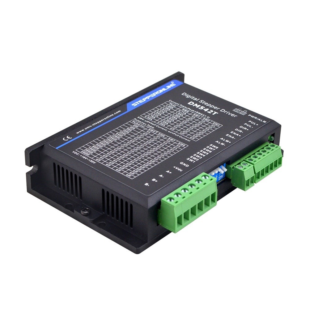 STEPPERONLINE DM542T Stepper Motor Driver 1.0-4.2A 20-50VDC 2-phase Digital Stepper Motor Controller