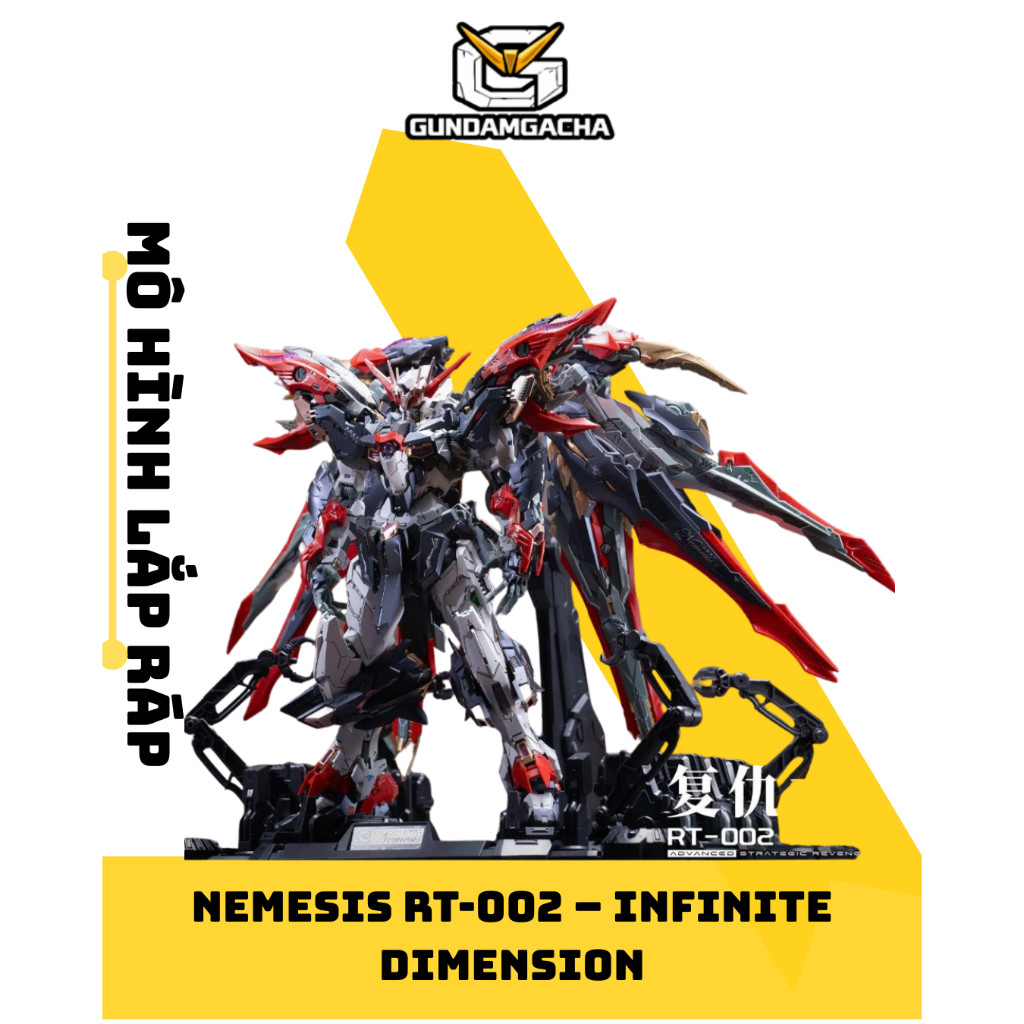 X-Mô Hình Lắp Ráp 1/100 NEMESIS RT-002 – Infinite Dimension | Khung Kim Loại | Tặng Base + Decal Nướ