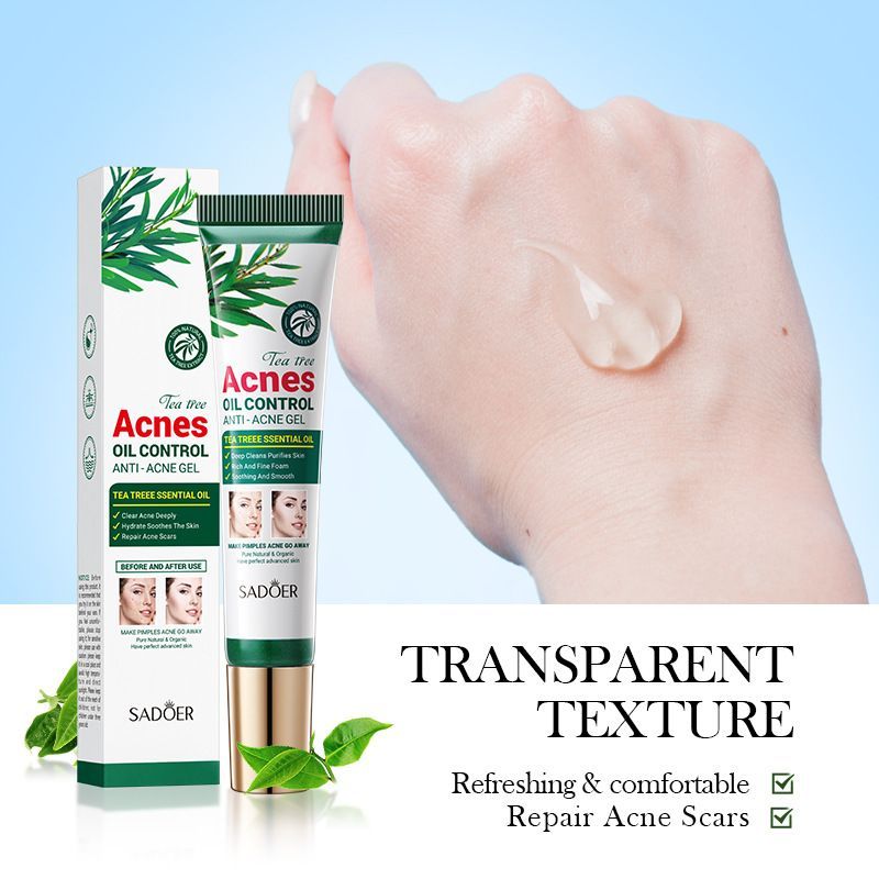 Hot Sale#Buy One Get One Free~Tea Tree Gel20g SADOER Hydrating, Nourishing, and Skin-Softening Moist