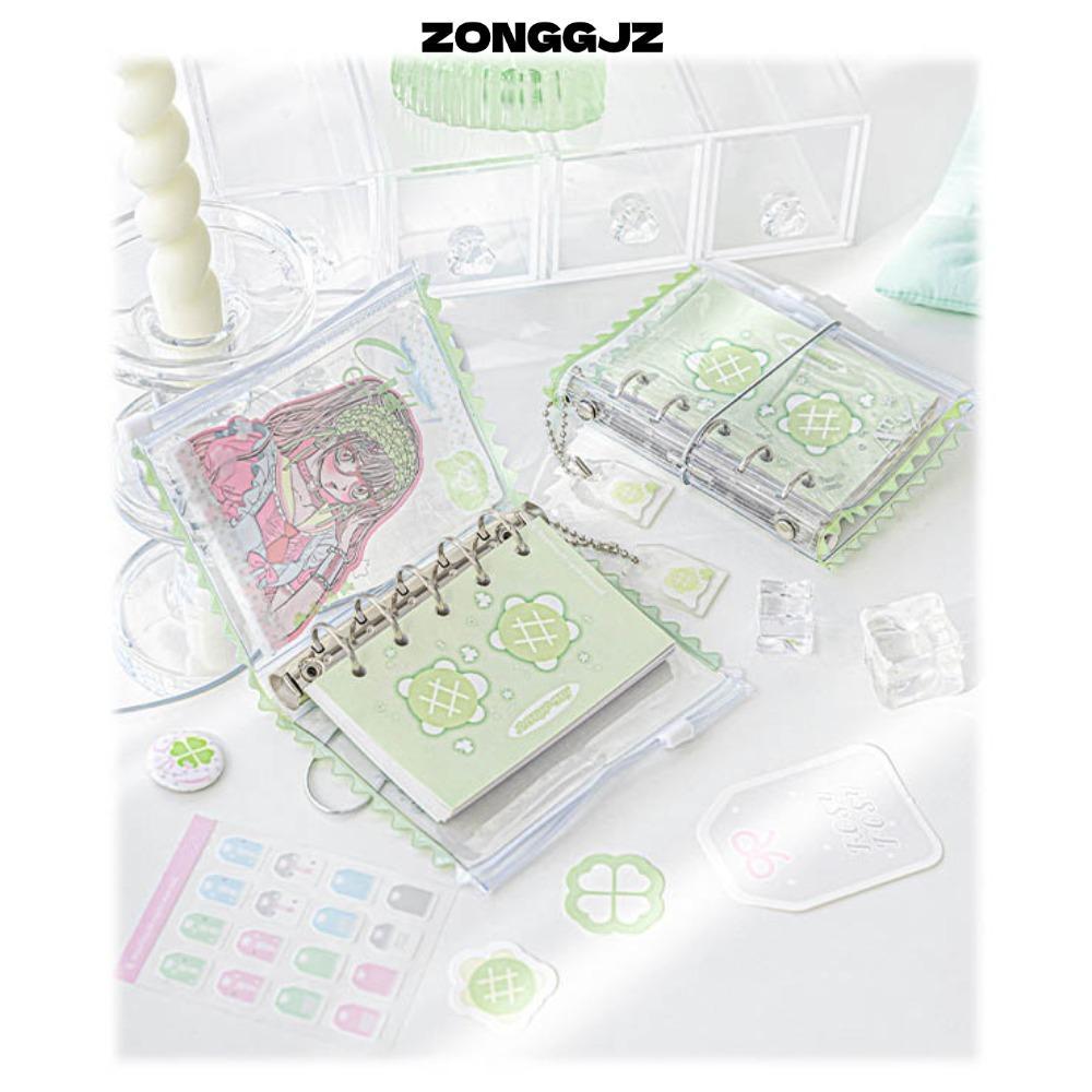 ZONGGJZ Dress-up M5 Binder Journal Book, PVC Ins Style Loose Spiral Notebook, Dễ Thương Mini Nhiều M