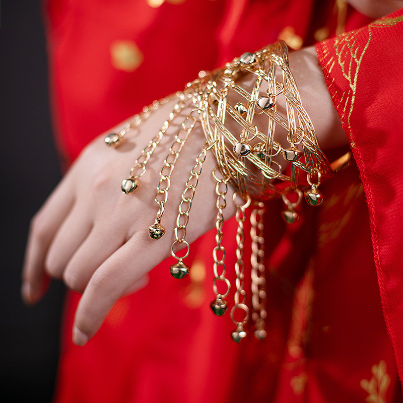 Spot Goods#Original bracelet accessories, ancient Hanfu costume jewelry, bells, exotic dance, ethere