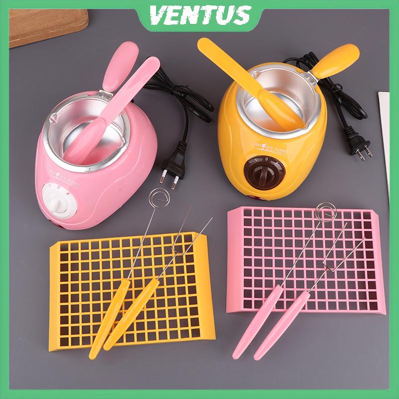 VENTUS Chocolate Fondaue Maker Sô Cô La Nóng Chảy Lò DIY Chocolate Cơ Sưởi Nồi Dụng Cụ Nướng Bánh VE
