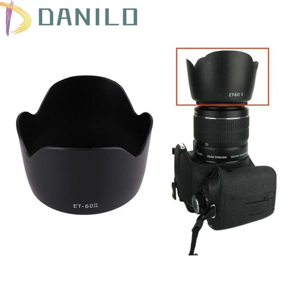 DANILO Lens Hood, 75-300MM II 90-300MM Cho Lens Hood, Photogarphy ET-60 II Có Thể Đảo Ngược 58mm Cam