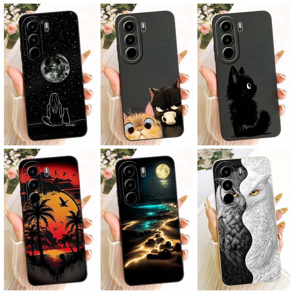 Ốp Điện Thoại Cho Itel Power 70 P673L / Itel P70 Vỏ Silicon Hoạt Hình Rồng Ngộ nghĩnh Mèo Biển Họa T