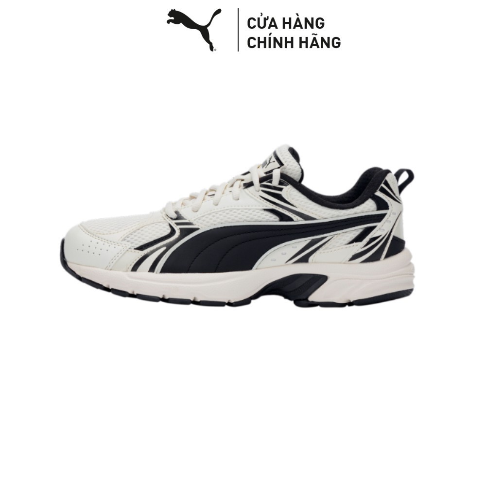 Giày Thời Trang PUMA Unisex Milenio CN Whisper White-Black Màu Trắng