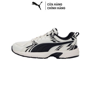 Giày Thời Trang PUMA Unisex Milenio CN Whisper White-Black Màu Trắng
