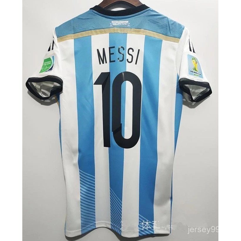 Áo bóng đá retro 2014 đội tuyển quốc gia Argentina - MESSI